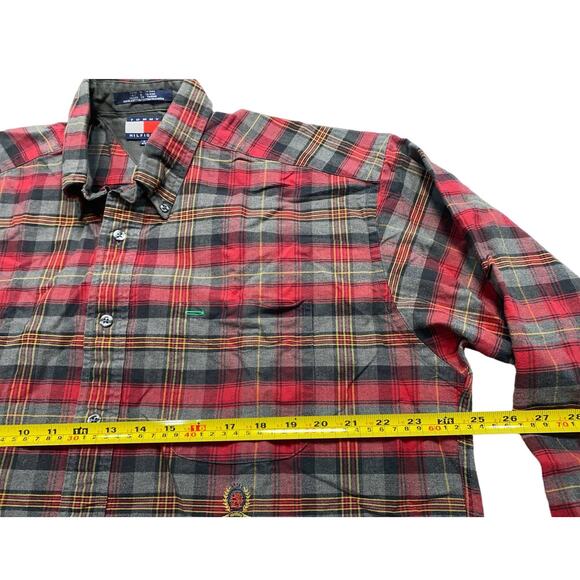 Men’s Tommy Hilfiger Shirt, Flannel, Size‎ L - Picture 3 of 6